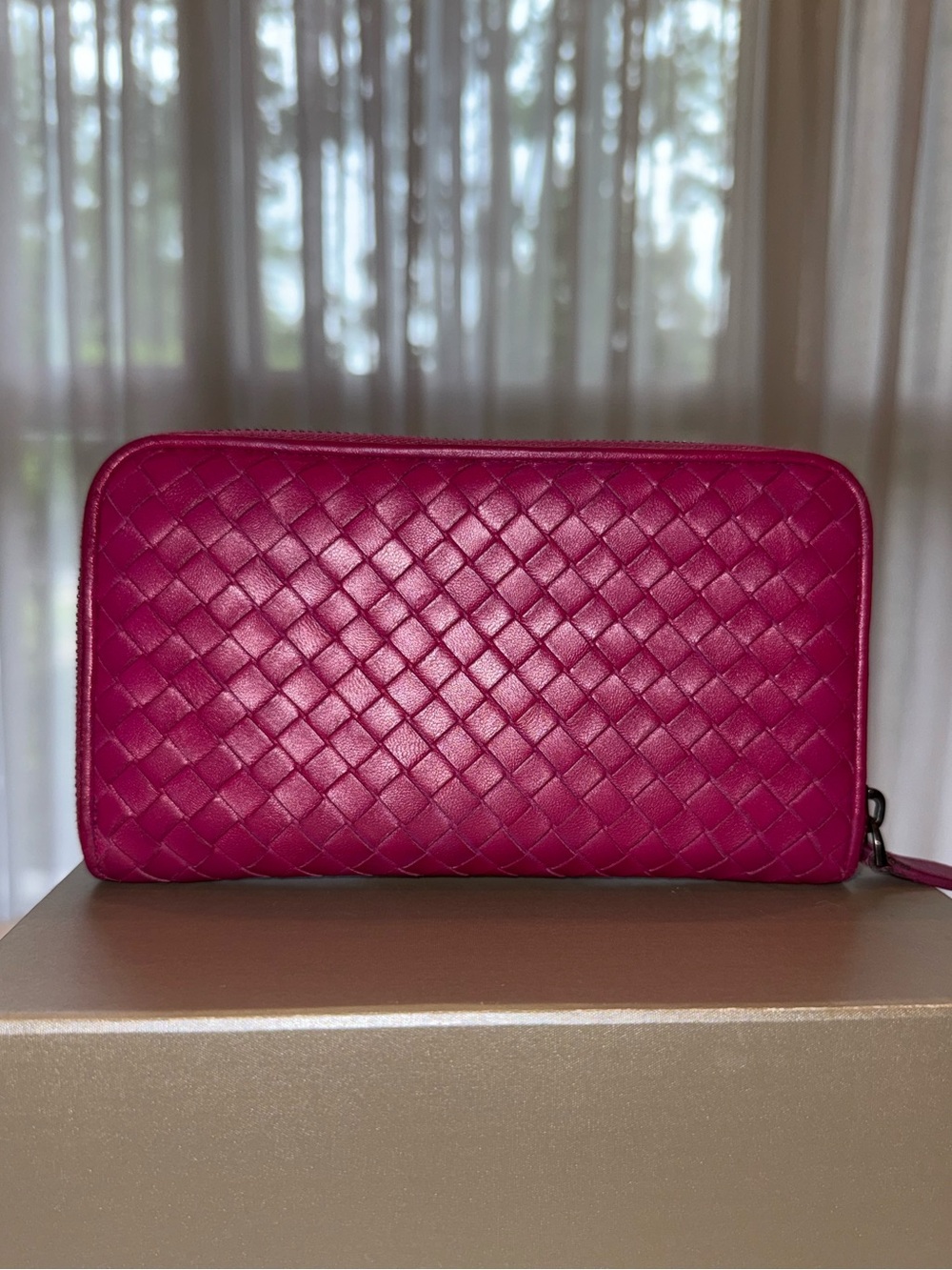 Bottega Veneta Intrecciato Zippy Wallet